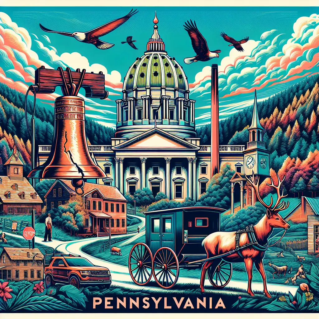 Pennsylvania PosterGoat