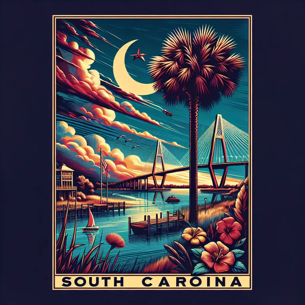 South-Carolina PosterGoat