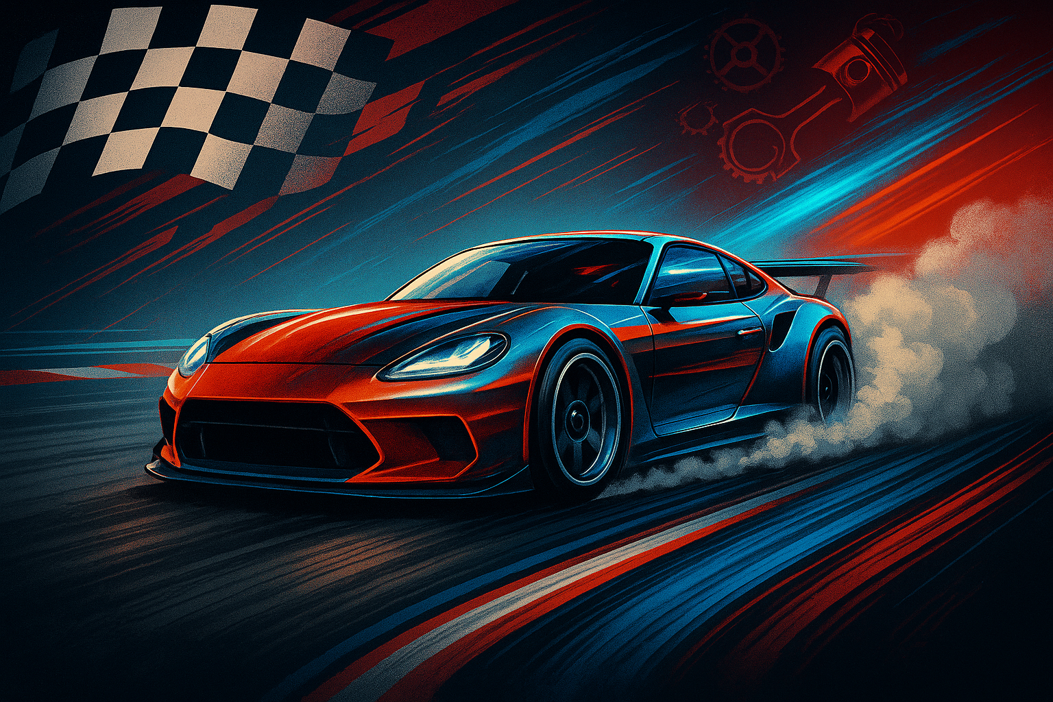 Automotive-Motorsports PosterGoat