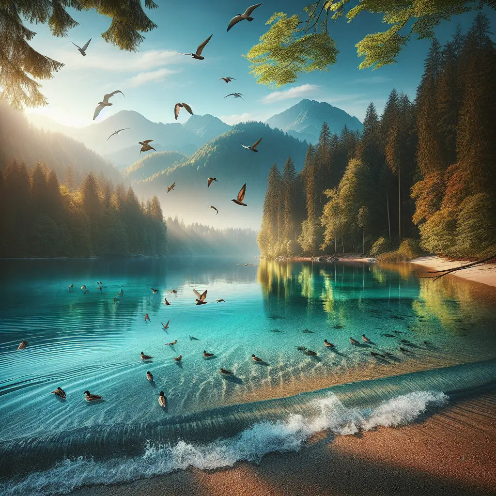 Lake PosterGoat