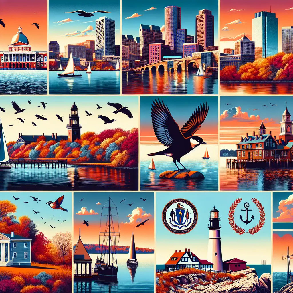 Massachusetts PosterGoat