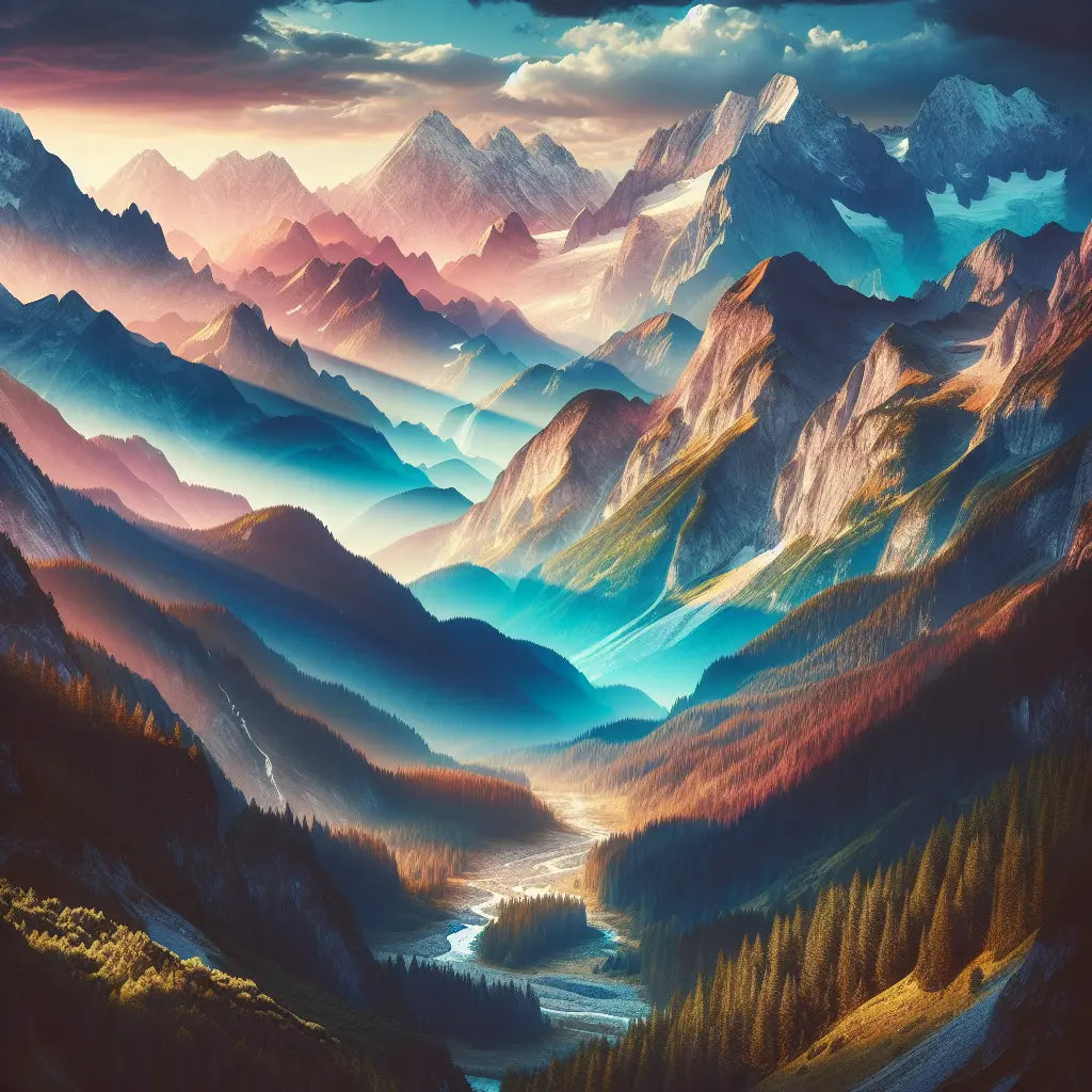Mountain-Landscape PosterGoat