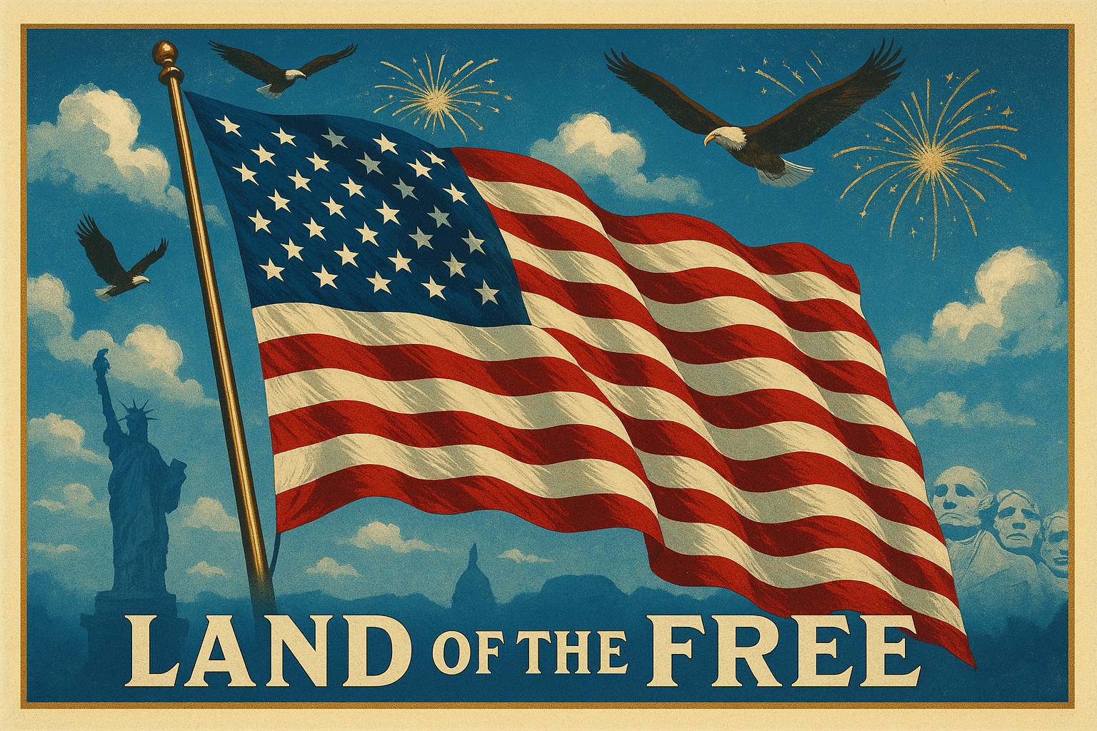 Patriotic PosterGoat