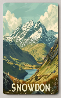 Snowdon Majestic Serenity Vintage Trading Card PosterGoat
