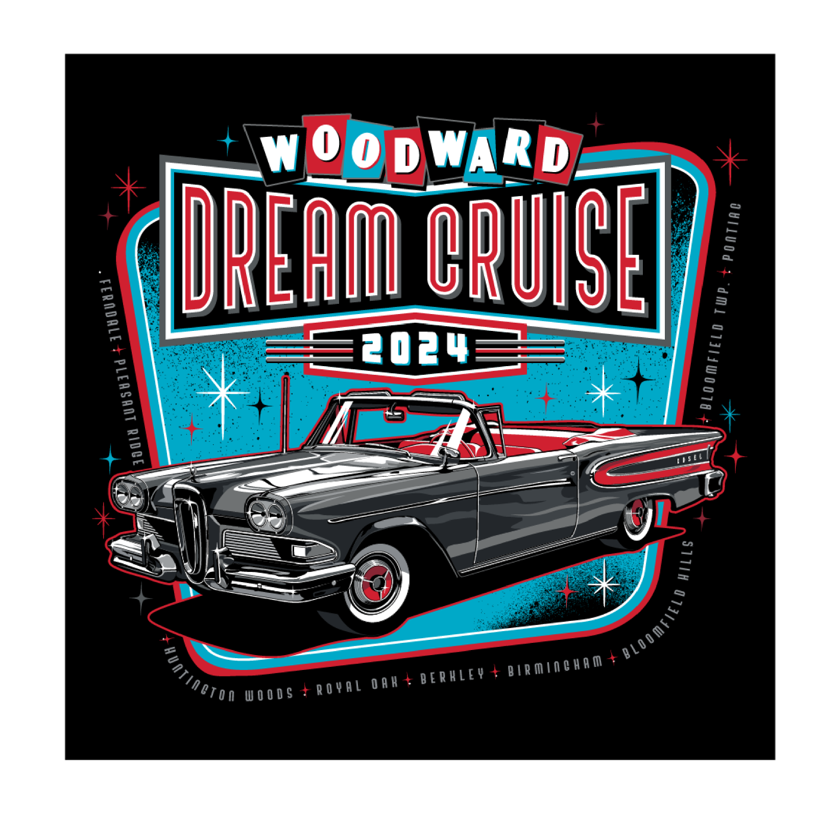 2024 Official Woodward Dream Cruise DASH PLAQUE WDC