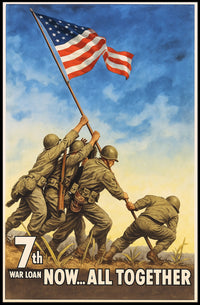 7th War Loan Now All Together Vintage Poster Print PosterGoat