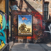 7th War Loan Now All Together Vintage Poster Print PosterGoat