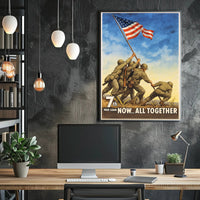 7th War Loan Now All Together Vintage Poster Print PosterGoat
