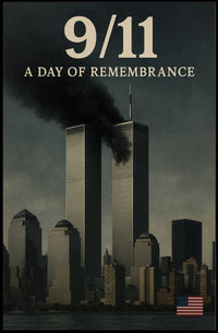 9/11 A Day of Remembrance Wall Art Print PosterGoat