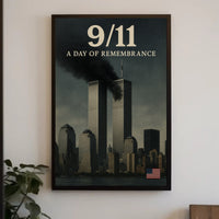 9/11 A Day of Remembrance Wall Art Print PosterGoat