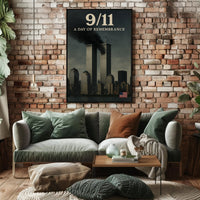 9/11 A Day of Remembrance Wall Art Print PosterGoat