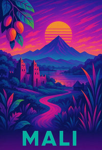 Mali's Vibrant Heritage Travel & Culture Poster