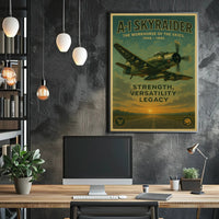 A-1 Skyraider The Workhorse Of The Poster PosterGoat