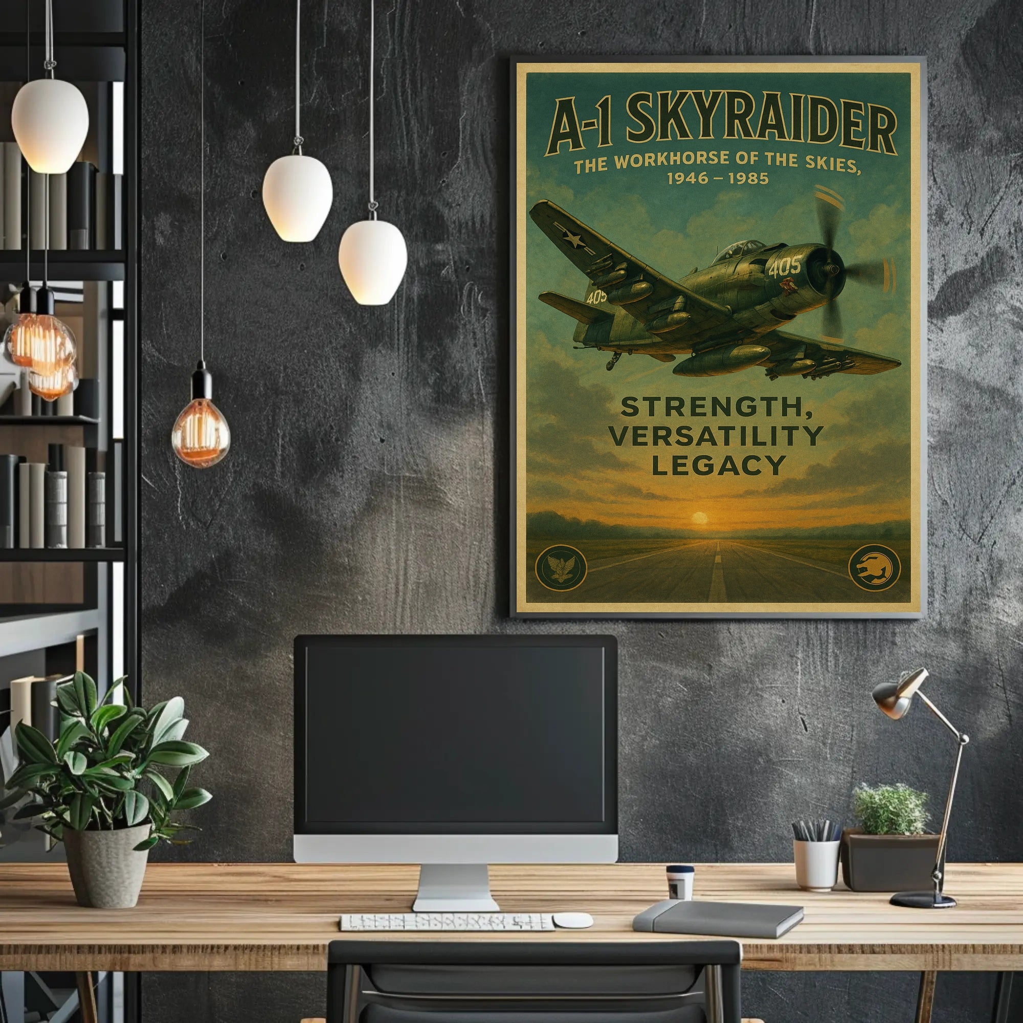 A-1 Skyraider The Workhorse Of The Poster PosterGoat