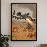 A-10 Thunderbolt II Military Recruitment Poster Action Art PosterGoat
