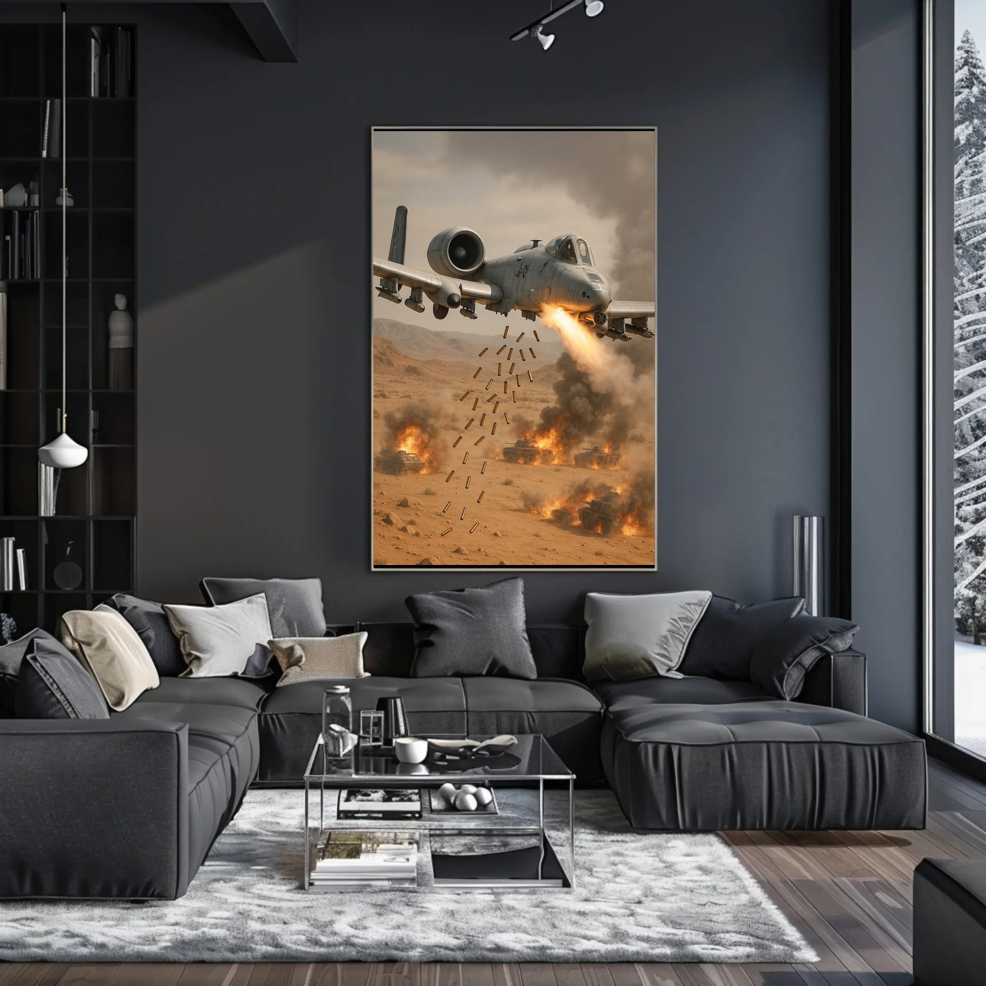 A-10 Thunderbolt II Military Recruitment Poster Action Art PosterGoat