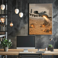 A-10 Thunderbolt II Military Recruitment Poster Action Art PosterGoat