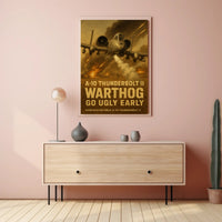 A-10 Thunderbolt II Warthog Military Art Print PosterGoat