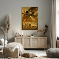 A-10 Thunderbolt II Warthog Military Art Print PosterGoat