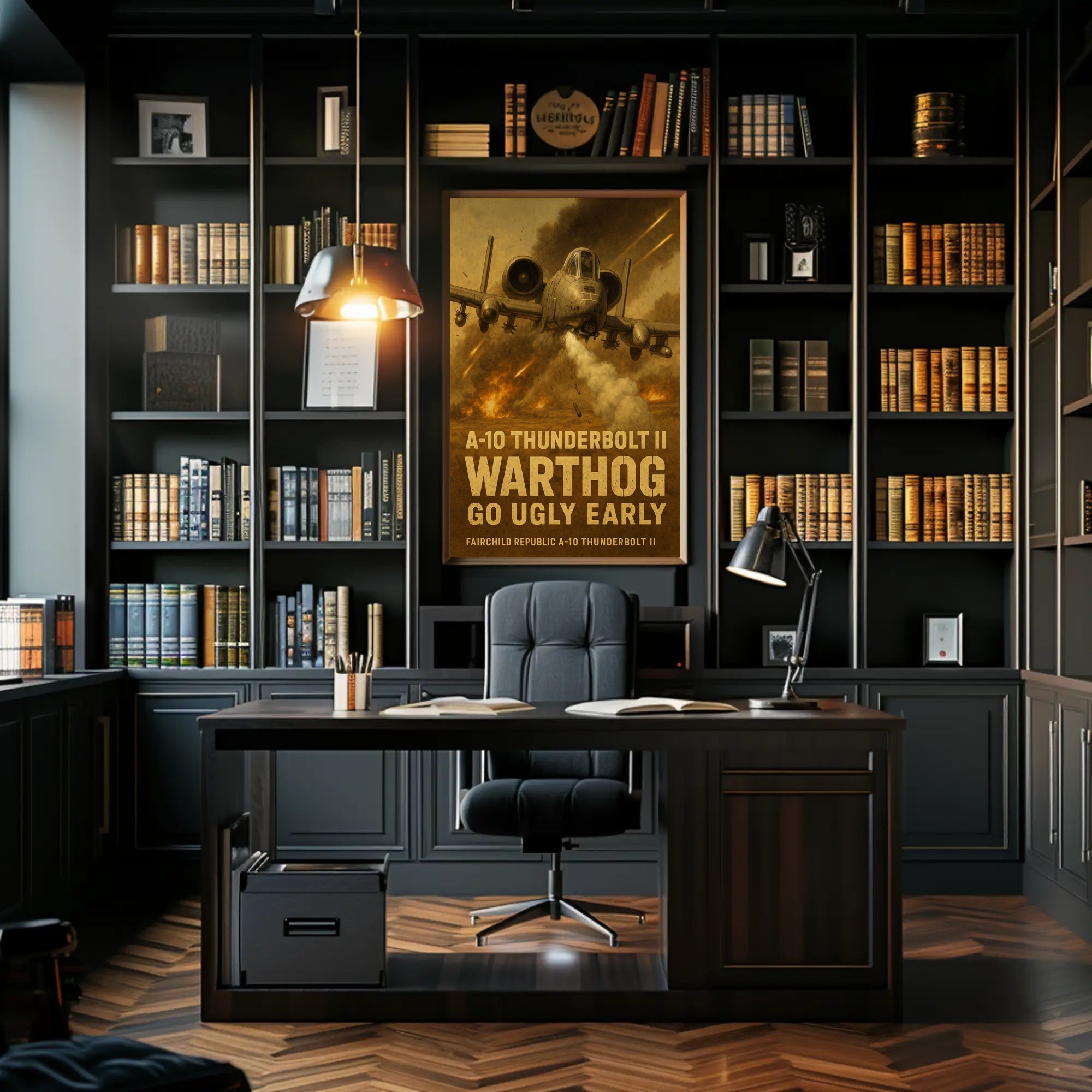 A-10 Thunderbolt II Warthog Military Art Print PosterGoat