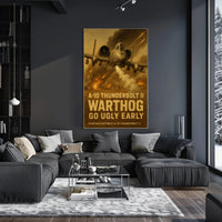 A-10 Thunderbolt II Warthog Military Art Print PosterGoat