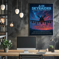 A-1H Skyraider Ground Attack Legend Poster PosterGoat