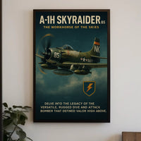 A-1H Skyraider The Workhorse Of The Poster PosterGoat