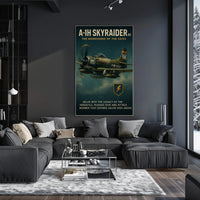 A-1H Skyraider The Workhorse Of The Poster PosterGoat