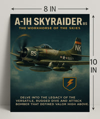 A-1H Skyraider The Workhorse Of The Poster PosterGoat