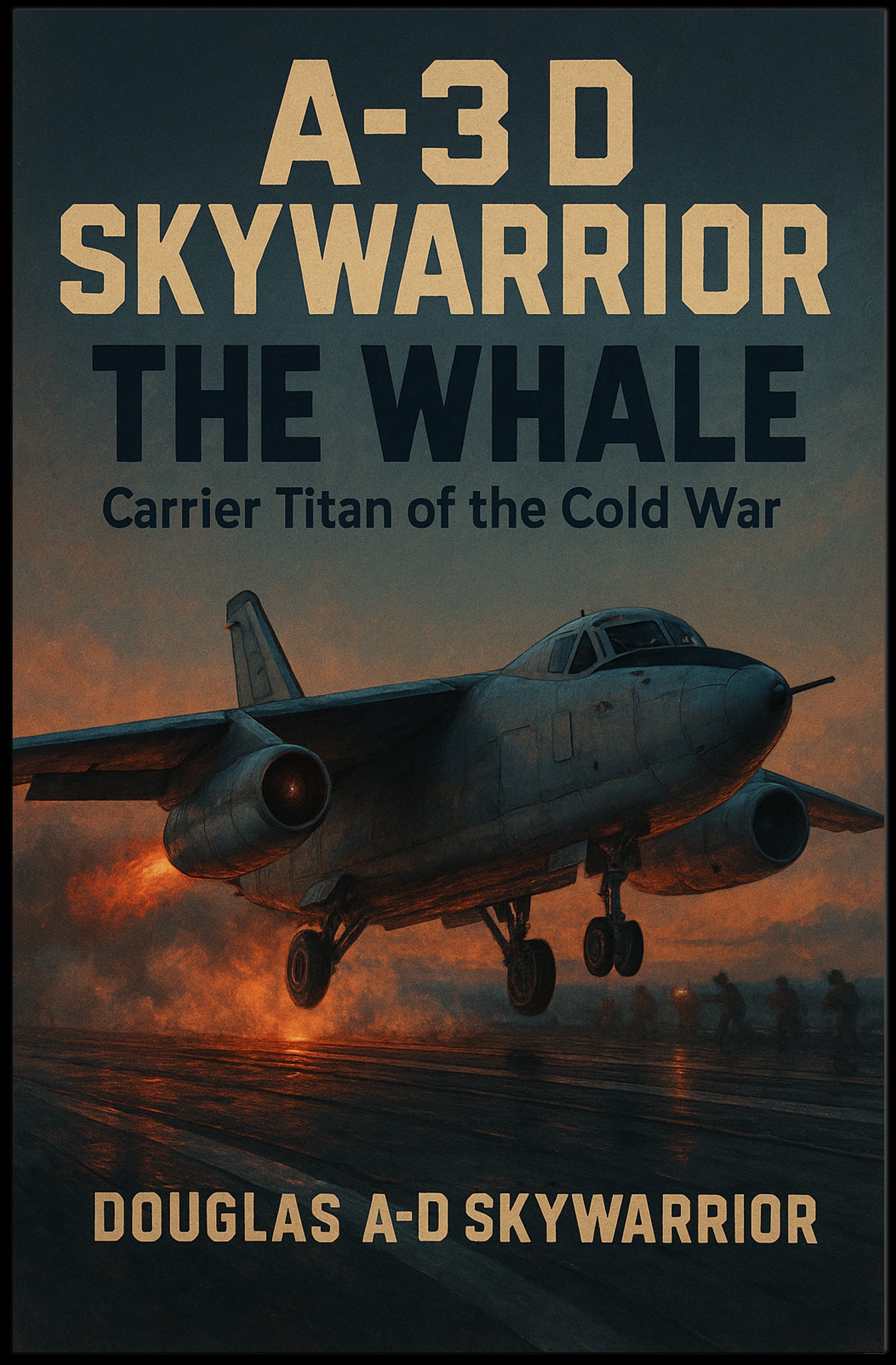 A-3D Skywarrior Cold War Aircraft Poster PosterGoat