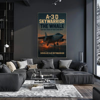 A-3D Skywarrior Cold War Aircraft Poster PosterGoat