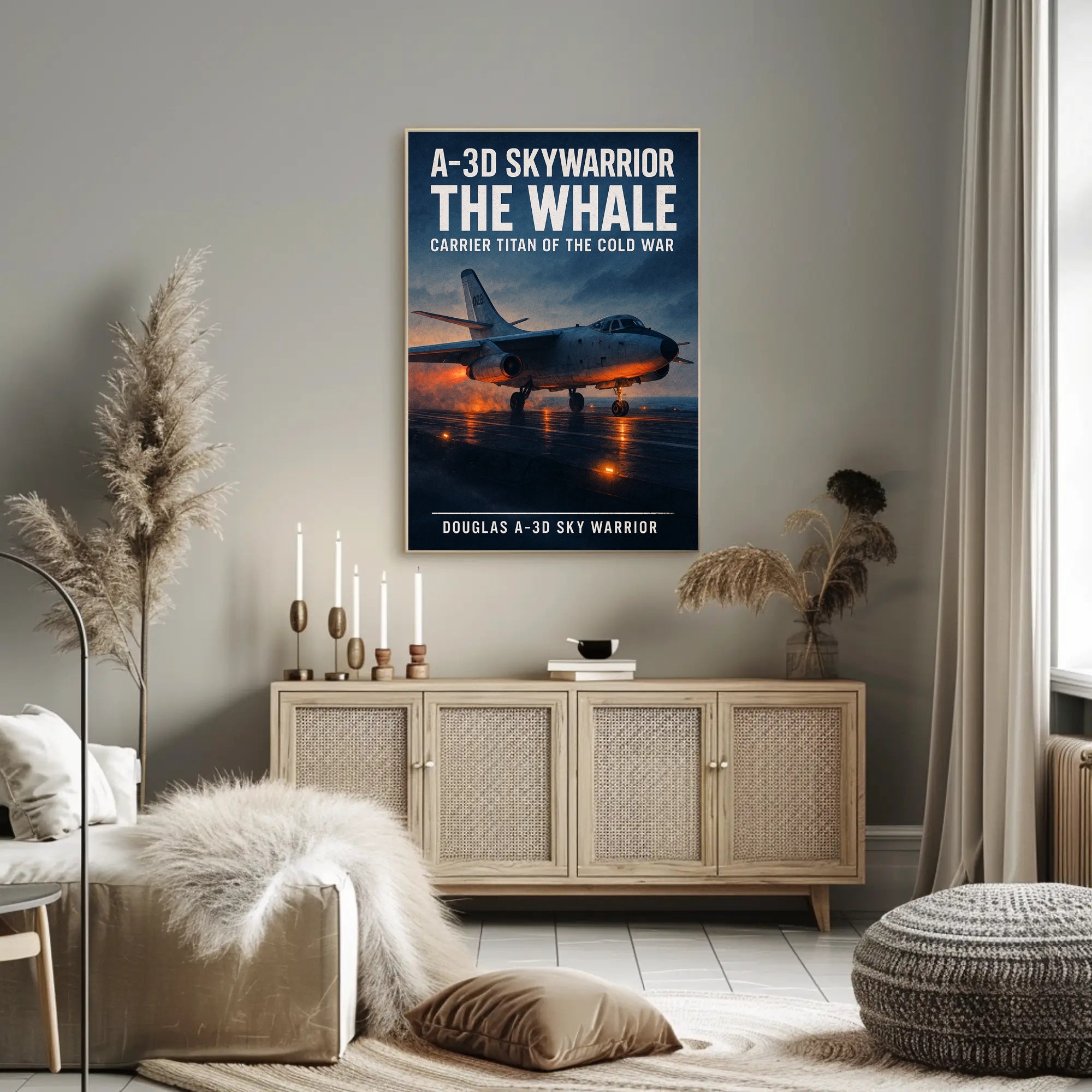 A-3D Skywarrior The Whale Poster PosterGoat