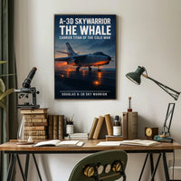 A-3D Skywarrior The Whale Poster PosterGoat
