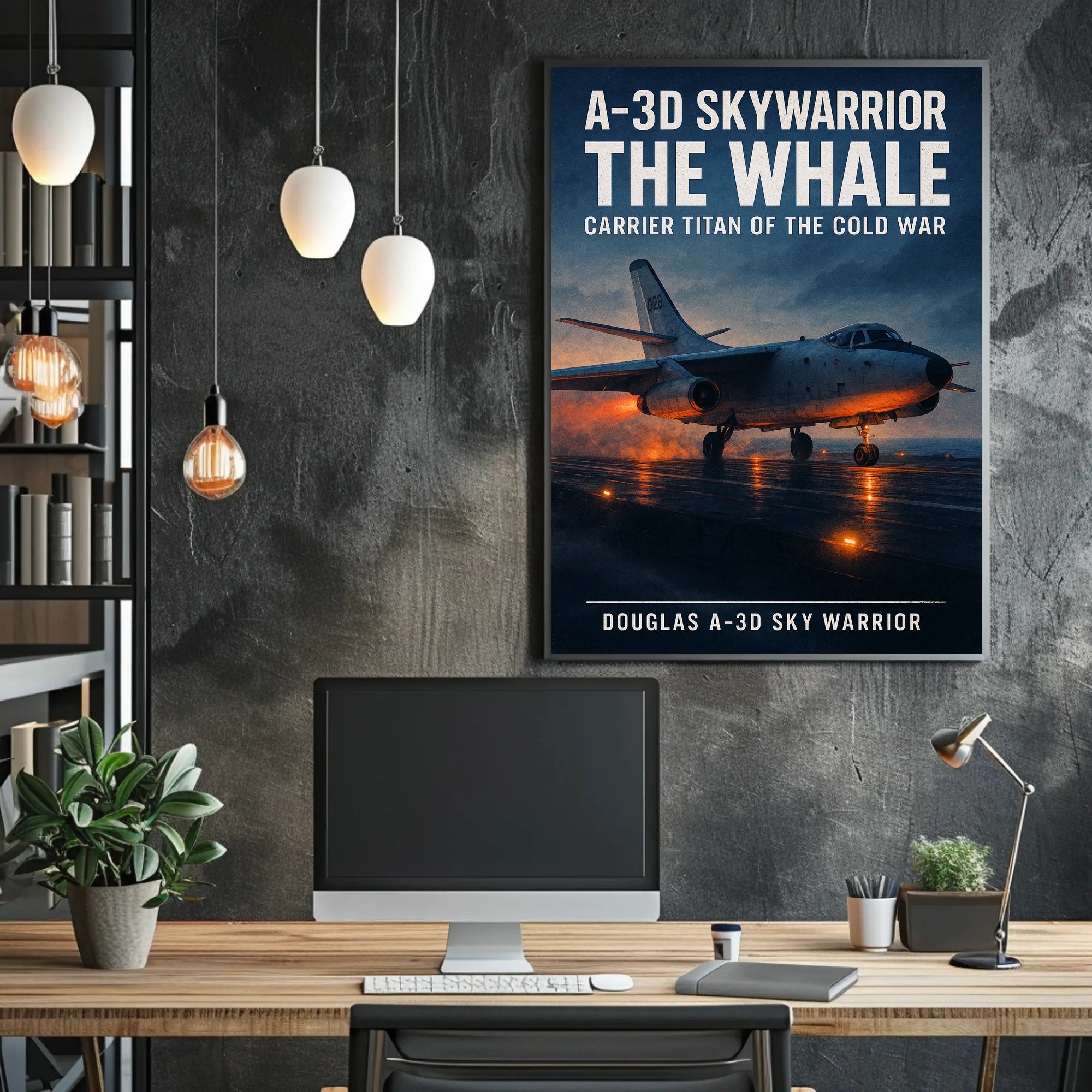 A-3D Skywarrior The Whale Poster PosterGoat