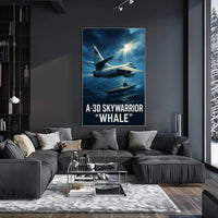 A-3D Skywarrior "Whale" Poster PosterGoat