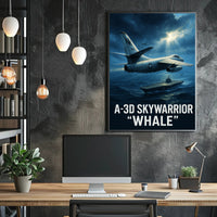 A-3D Skywarrior "Whale" Poster PosterGoat
