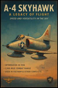 A-4 Skyhawk A Legacy of Flight Poster PosterGoat