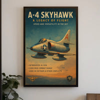 A-4 Skyhawk A Legacy of Flight Poster PosterGoat