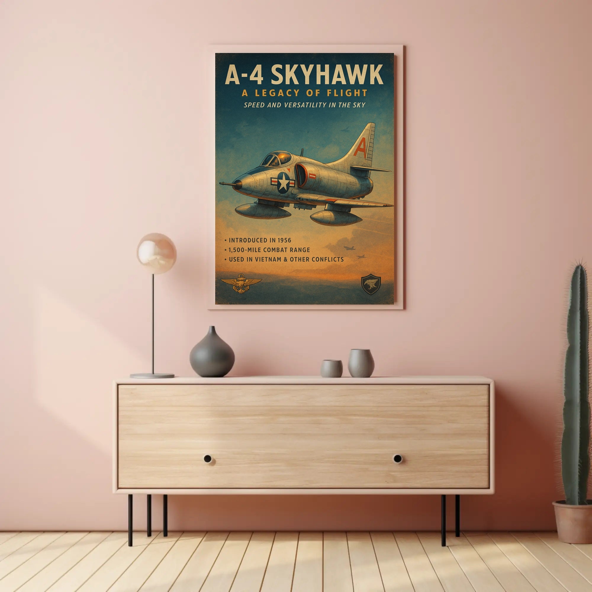 A-4 Skyhawk A Legacy of Flight Poster PosterGoat