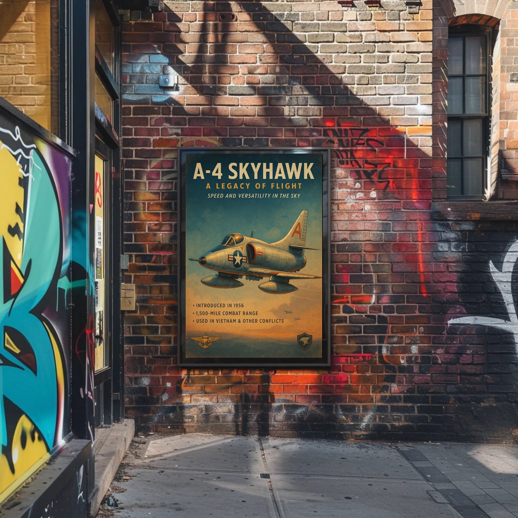 A-4 Skyhawk A Legacy of Flight Poster PosterGoat