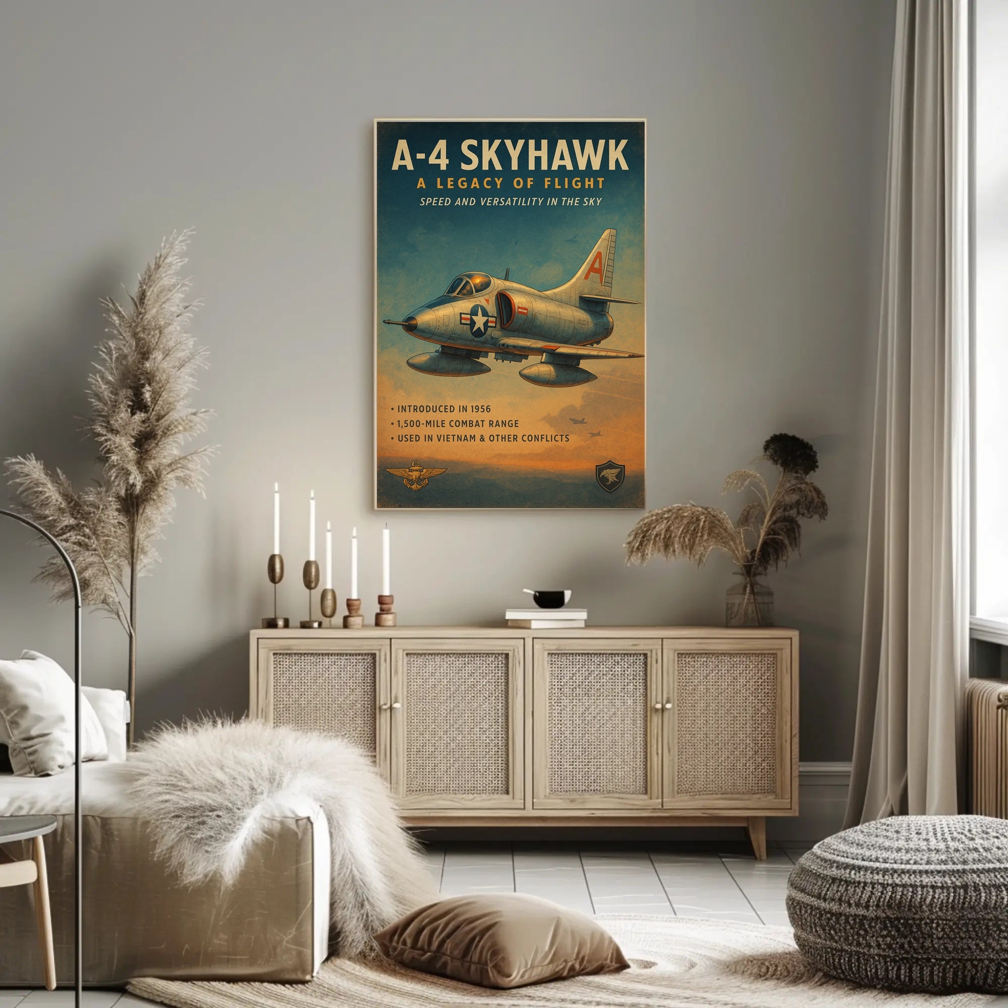 A-4 Skyhawk A Legacy of Flight Poster PosterGoat