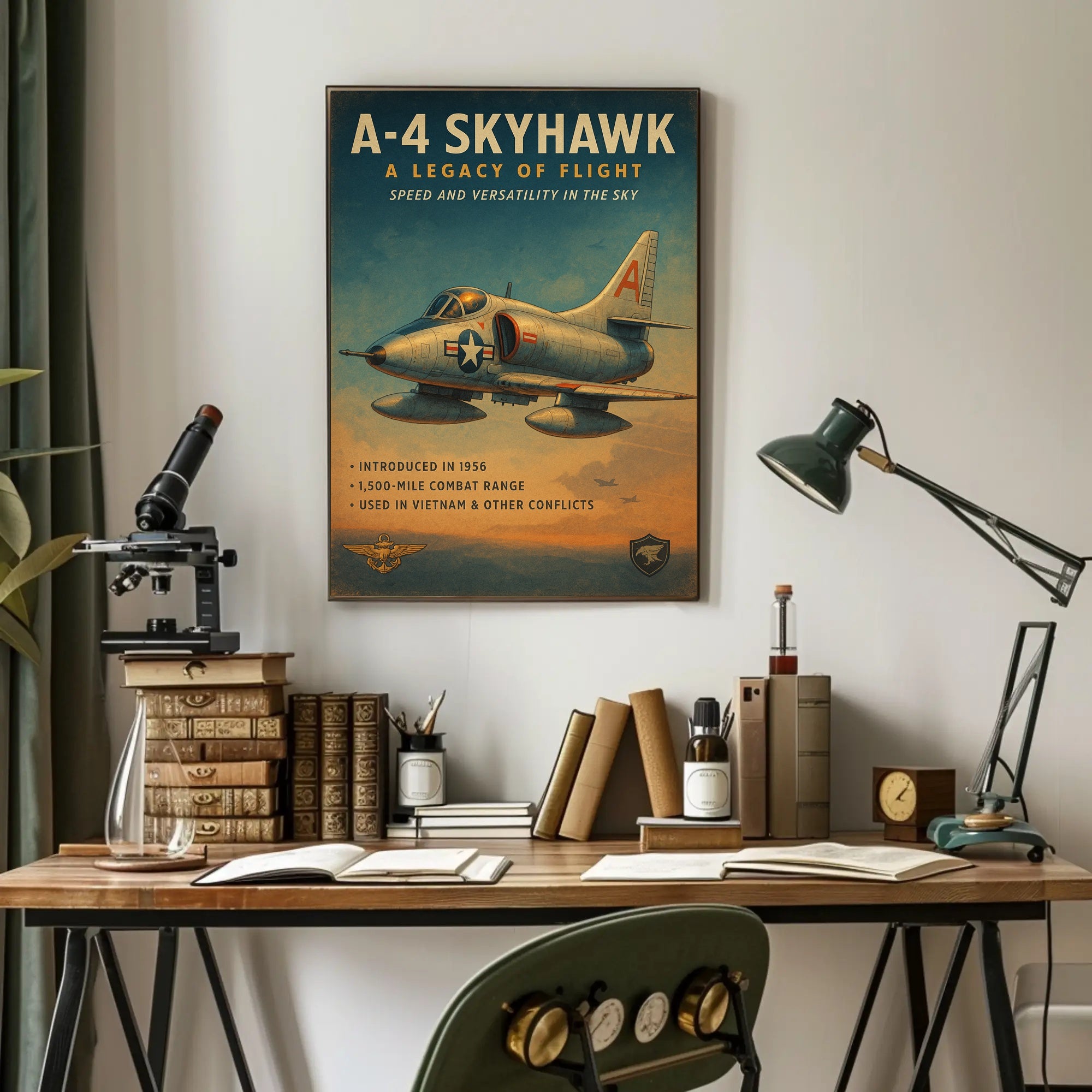 A-4 Skyhawk A Legacy of Flight Poster PosterGoat