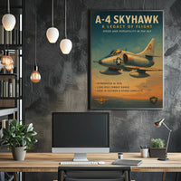 A-4 Skyhawk A Legacy of Flight Poster PosterGoat