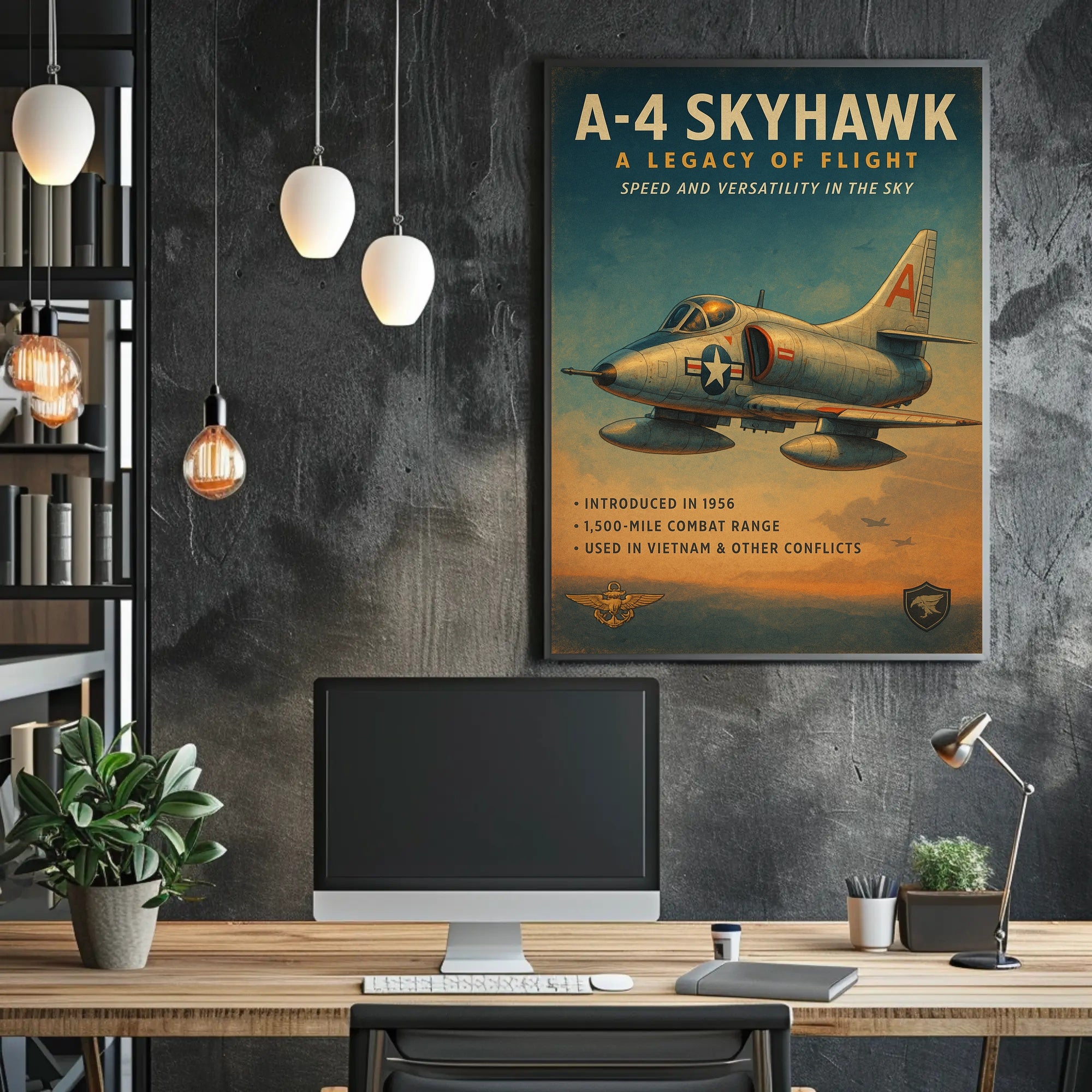 A-4 Skyhawk A Legacy of Flight Poster PosterGoat
