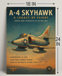 A-4 Skyhawk A Legacy of Flight Poster PosterGoat