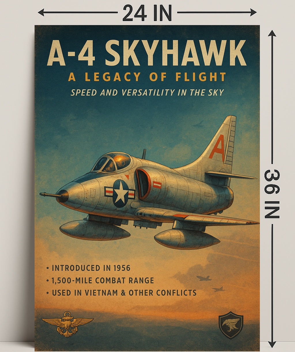 A-4 Skyhawk A Legacy of Flight Poster PosterGoat