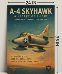 A-4 Skyhawk A Legacy of Flight Poster PosterGoat