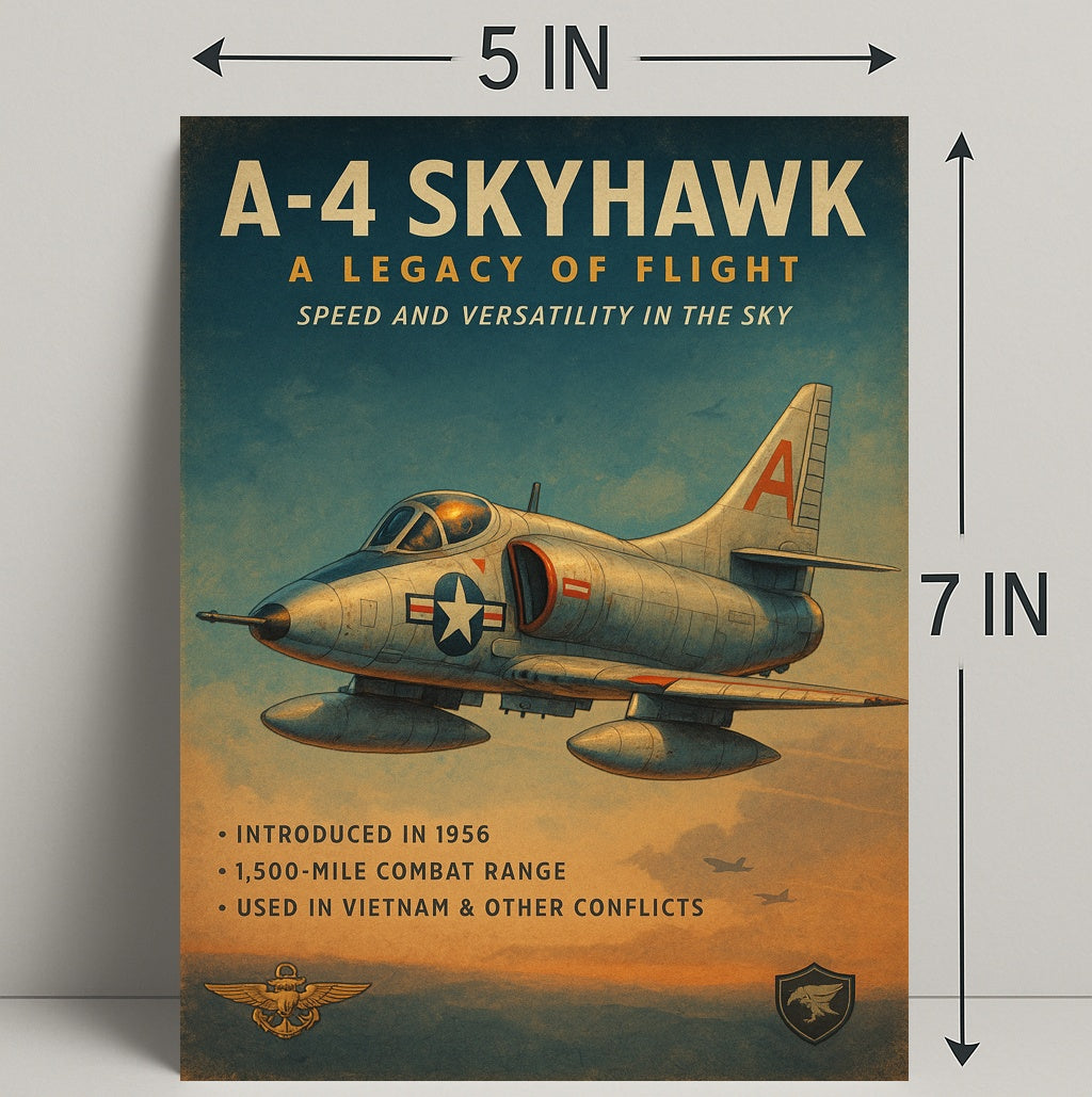 A-4 Skyhawk A Legacy of Flight Poster PosterGoat
