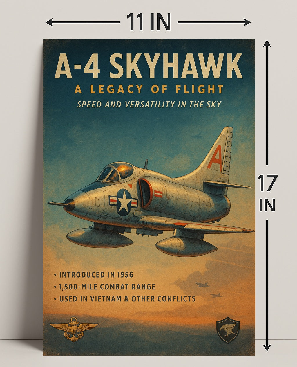 A-4 Skyhawk A Legacy of Flight Poster PosterGoat