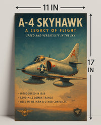 A-4 Skyhawk A Legacy of Flight Poster PosterGoat